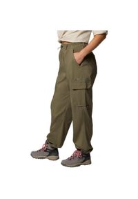 columbia - Spodnie sportowe damskie Skien Valley Cargo Pant. Kolor: zielony. Materiał: nylon, elastan