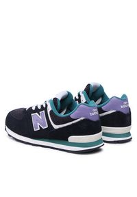 New Balance Sneakersy GC574NV1 Czarny. Kolor: czarny. Materiał: skóra. Model: New Balance 574 #6