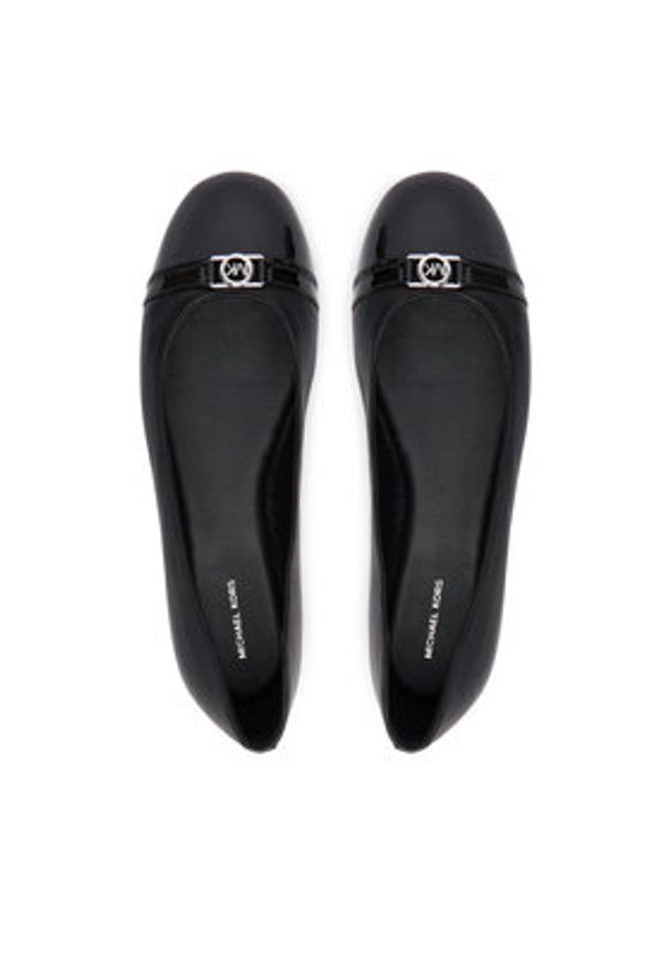 MICHAEL Michael Kors Baleriny Mandy 40F5MAFP1A Czarny. Kolor: czarny. Materiał: skóra