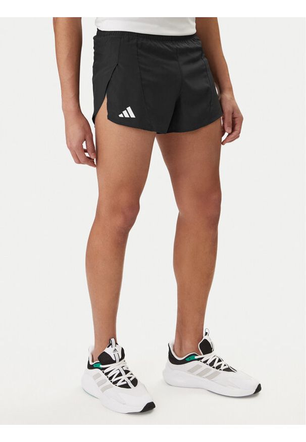 Adidas - adidas Szorty sportowe Adizero Essentials Split IM8585 Czarny Slim Fit. Kolor: czarny. Materiał: syntetyk