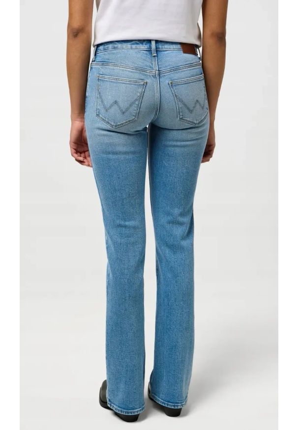 Wrangler - DAMSKIE SPODNIE WRANGLER BOOTCUT MISTY TWILIGHT 112373182