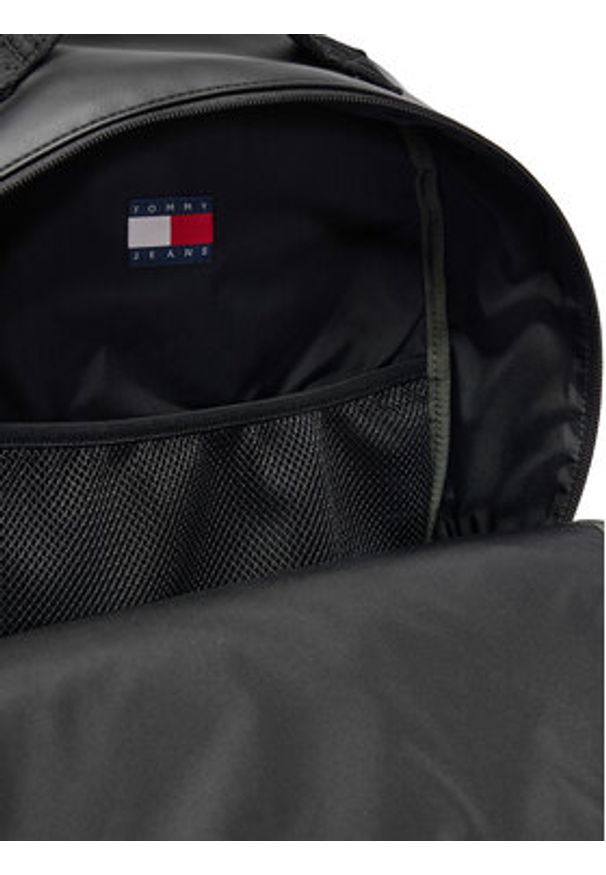 Tommy Jeans Plecak Tjm Ess Daily Pu Dome Backpack AM0AM13729 Czarny. Kolor: czarny. Materiał: skóra