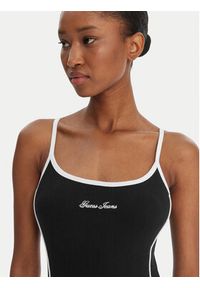 Guess Jeans Sukienka codzienna W6GKY1 KF641 Czarny Slim Fit. Okazja: na co dzień. Kolor: czarny. Materiał: bawełna. Typ sukienki: proste. Styl: casual #4