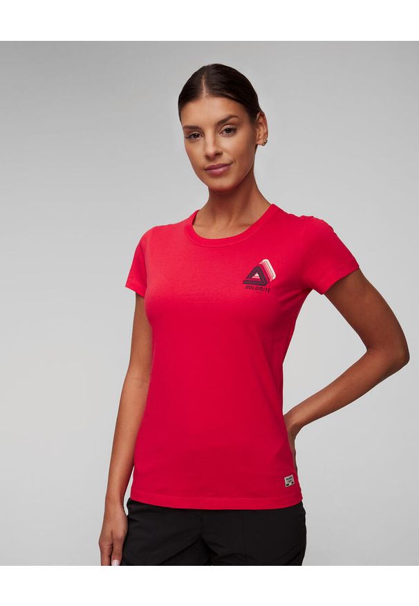 T-shirt damski Dolomite Gard G SS. Kolor: czerwony