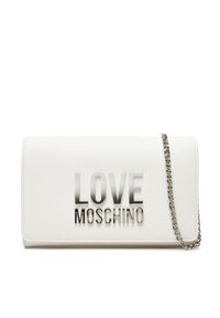 Love Moschino - LOVE MOSCHINO Torebka JC4260PP0MKD0100 Biały. Kolor: biały. Materiał: skórzane