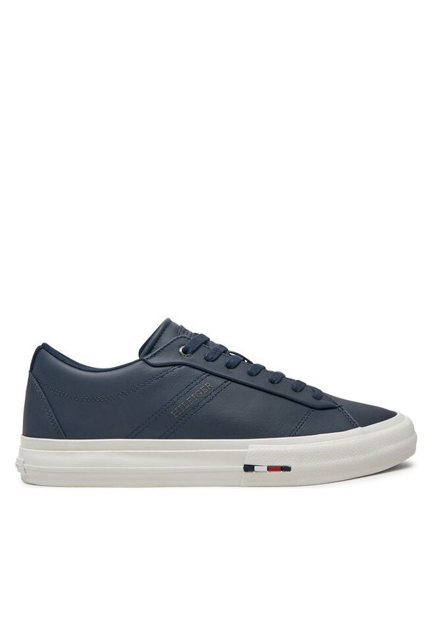 TOMMY HILFIGER - Sneakersy Tommy Hilfiger. Kolor: niebieski