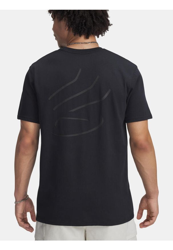 Koszulka koszykarska męska Under Armour Curry Heavyweight Trend Tee. Kolor: czarny. Sport: koszykówka