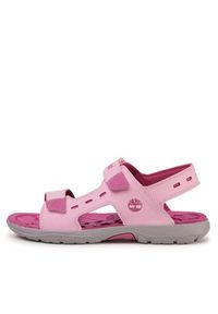 Timberland Sandały Moss Jump 2 Strap Sandal TB0A2APDX82 Różowy. Kolor: różowy. Materiał: materiał #5