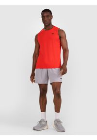 4f - 4F Tank top treningowy szybkoschnący męski - czerwony M. Kolor: czerwony