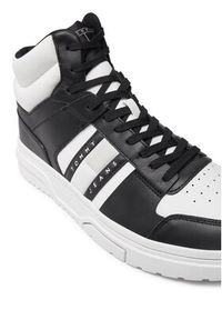 Tommy Jeans Sneakersy The Brooklyn Mix Mat Mid EM0EM01458 Czarny. Kolor: czarny. Materiał: skóra #3