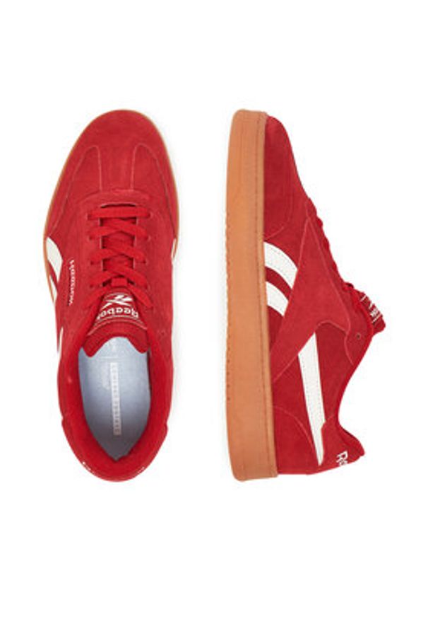 Reebok Sneakersy FORTE LOUNGER DOUBLE UP AR30255WRCI Czerwony. Kolor: czerwony. Materiał: zamsz, skóra