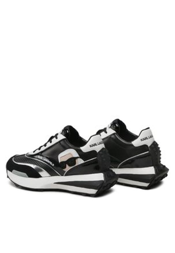 Karl Lagerfeld - KARL LAGERFELD Sneakersy KL62930N Czarny. Kolor: czarny. Materiał: skóra