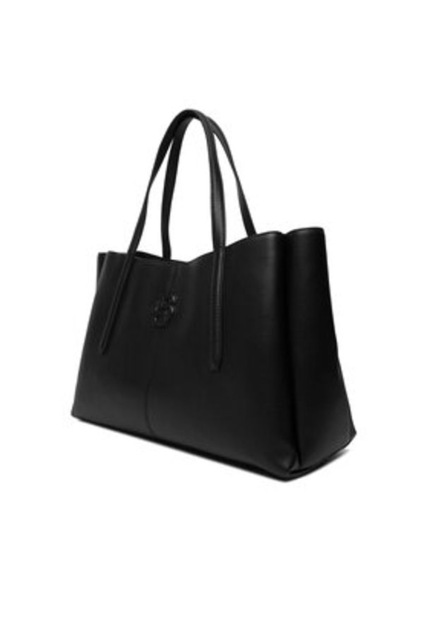 BOSS Torebka 50557890 Czarny. Kolor: czarny. Materiał: skórzane