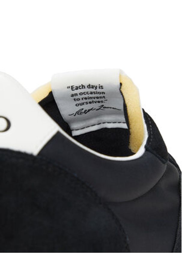 Polo Ralph Lauren Sneakersy Prl Trail125 809945249002 Czarny. Kolor: czarny. Materiał: zamsz, skóra