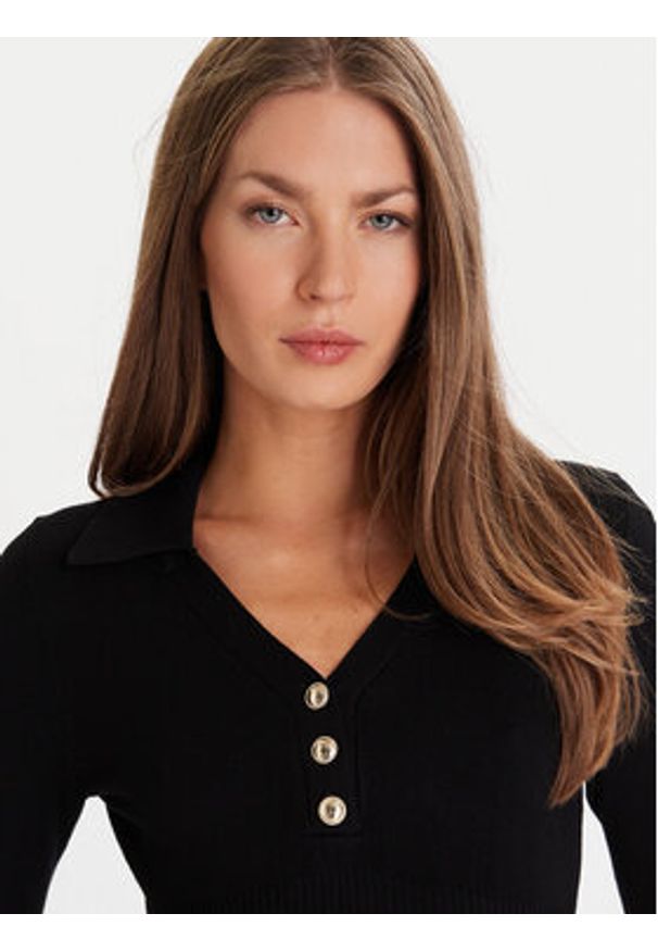 Morgan Sweter 252-MBANOU Beżowy Slim Fit. Kolor: beżowy. Materiał: wiskoza