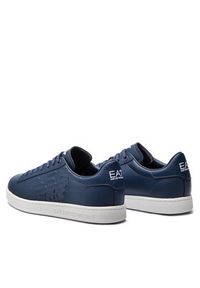EA7 Emporio Armani Sneakersy Granatowy. Kolor: niebieski. Materiał: skóra #2