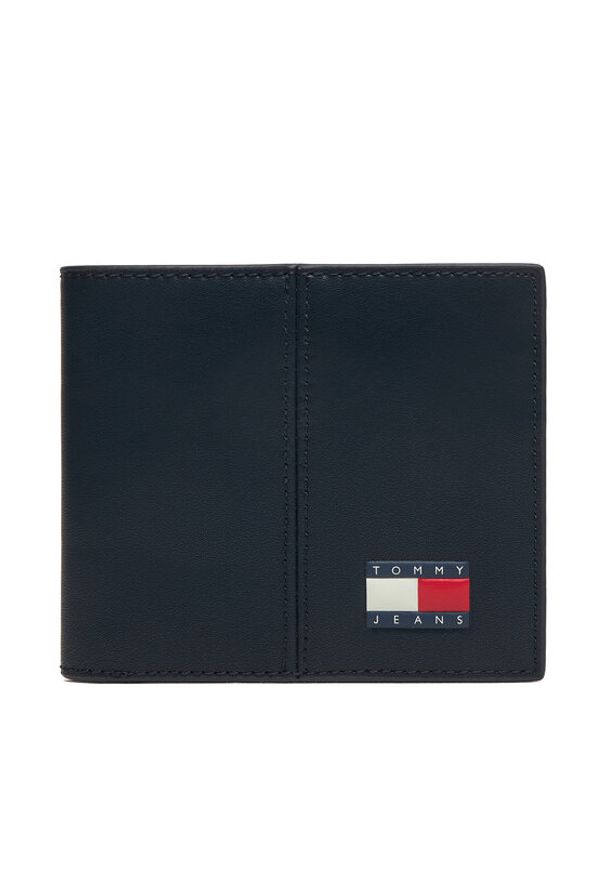 Tommy Jeans Portfel Tjm Heritage Cc Wallet AM0AM14281 Granatowy. Kolor: niebieski. Materiał: skóra