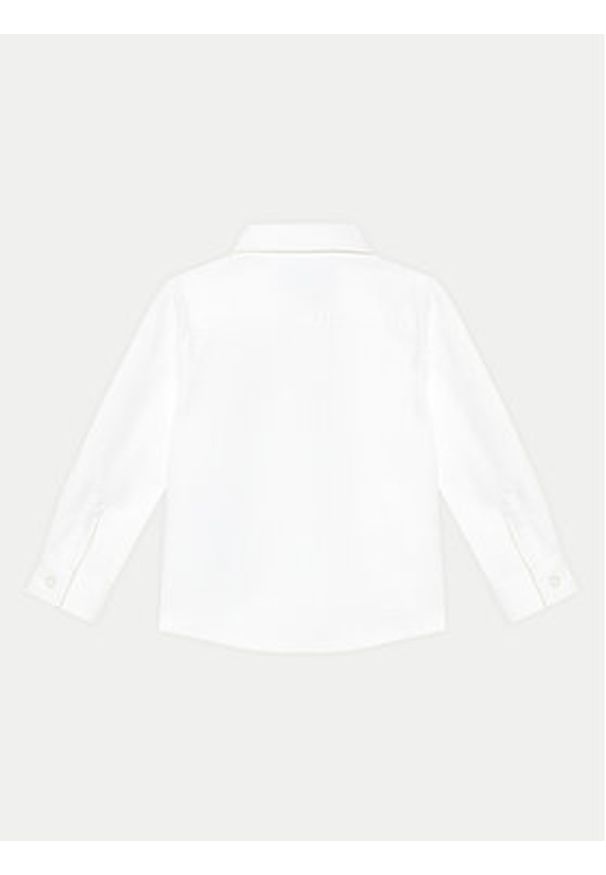 Guess Koszula N5RH10 W9CL0 Biały Regular Fit. Kolor: biały. Materiał: bawełna