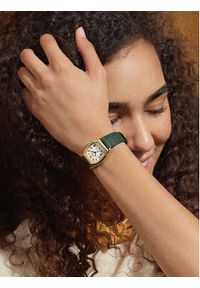 Fossil Zegarek Harlow ES5427 Zielony. Kolor: zielony. Materiał: skóra #4