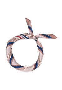 Wittchen - Damska apaszka jedwabna wzorzysta. Kolor: wielokolorowy, beżowy, czerwony. Materiał: jedwab. Wzór: gładki. Styl: elegancki, klasyczny #6