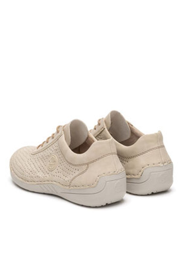 Rieker Półbuty CEO-52546-60 Beżowy. Kolor: beżowy. Materiał: materiał