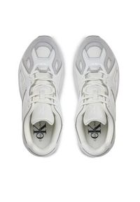 Calvin Klein Jeans Sneakersy Retro Tennis Low Lace Mix Nbs Lu YW0YW01312 Biały. Kolor: biały #3