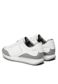 Calvin Klein Sneakersy Low Top Lace Up Heat Bond HM0HM00551 Biały. Kolor: biały. Materiał: materiał #3