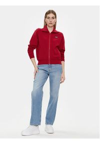 Wrangler Bluza 112351962 Czerwony Regular Fit. Kolor: czerwony. Materiał: bawełna