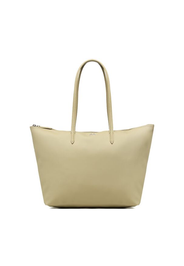 Lacoste Torebka L Shopping Bag NF1888PO Beżowy. Kolor: beżowy. Materiał: skórzane