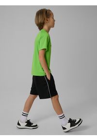 4f - 4F Koszulka sportowa szybkoschnąca chłopięca - zielona 122/128 (6-8 lat). Kolor: zielony. Sezon: lato #2