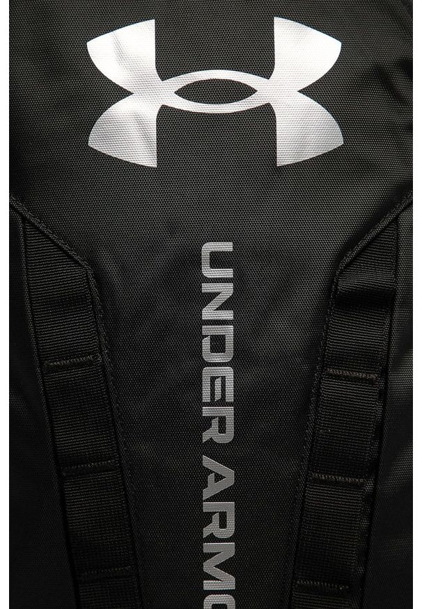 Under Armour - Plecak. Kolor: czarny. Wzór: aplikacja