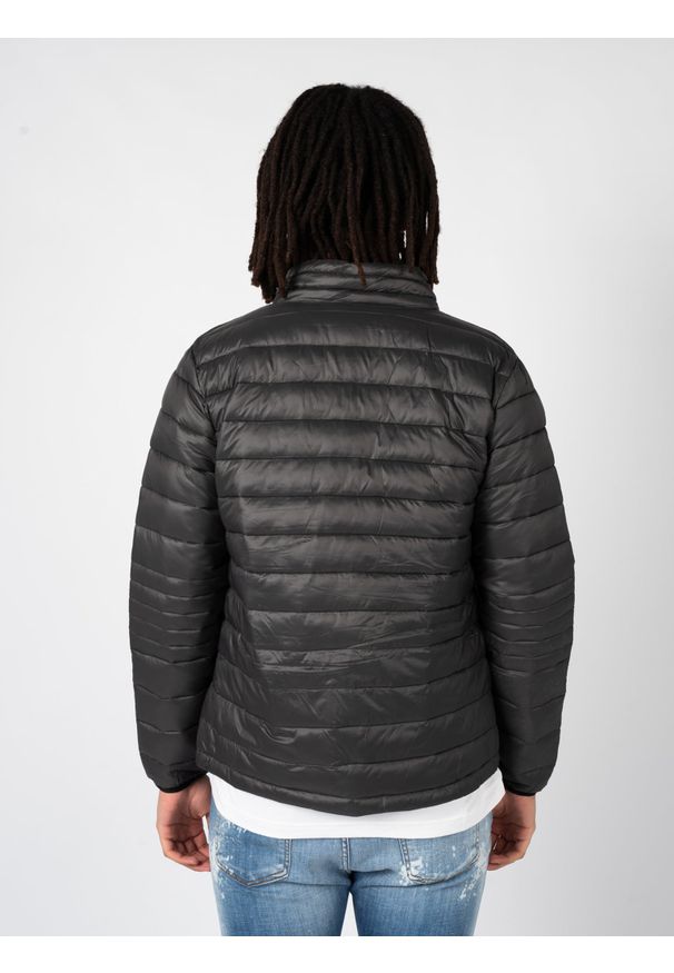 Plein Sport Kurtka | UPPS05D | Mężczyzna | Czarny. Typ kołnierza: kołnierzyk stójkowy. Kolor: czarny. Materiał: poliamid. Wzór: nadruk. Styl: sportowy