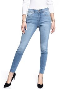 Wrangler - SPODNIE DAMSKIE WRANGLER SKINNY HIGH RISE STAYIN' LIGHT W27HJM96D 112128089