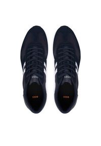 BOSS Sneakersy Levon 50568468 Granatowy. Kolor: niebieski. Materiał: skóra, zamsz #6