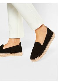 Manebi Espadryle Slippers W K 1.0 N0 Czarny. Kolor: czarny. Materiał: skóra, zamsz #8