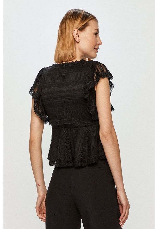 Morgan - Bluzka. Okazja: na co dzień. Kolor: czarny. Materiał: materiał. Styl: casual