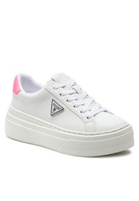 Guess Sneakersy FLGAMA ELE12 Biały. Kolor: biały. Materiał: skóra #1