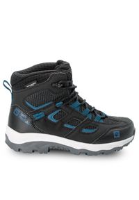 Jack Wolfskin Trekkingi Vojo Texapore Mid K 4042181 Czarny. Kolor: czarny. Sport: turystyka piesza