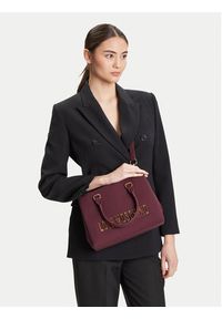 Love Moschino - LOVE MOSCHINO Torebka JC4022PP1NKD0552 Bordowy. Kolor: czerwony. Materiał: skórzane