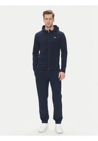 Lacoste Dres WH3108 Granatowy Regular Fit. Kolor: niebieski. Materiał: syntetyk
