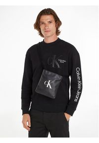 Calvin Klein Jeans Saszetka K50K511827 Czarny. Kolor: czarny. Materiał: skóra