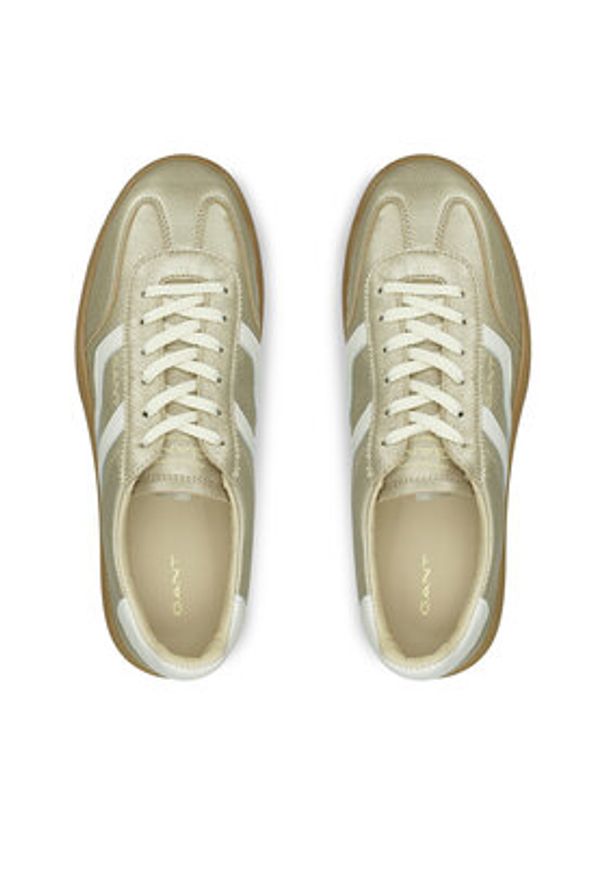 GANT - Gant Sneakersy 30531955 Złoty. Kolor: złoty. Materiał: skóra