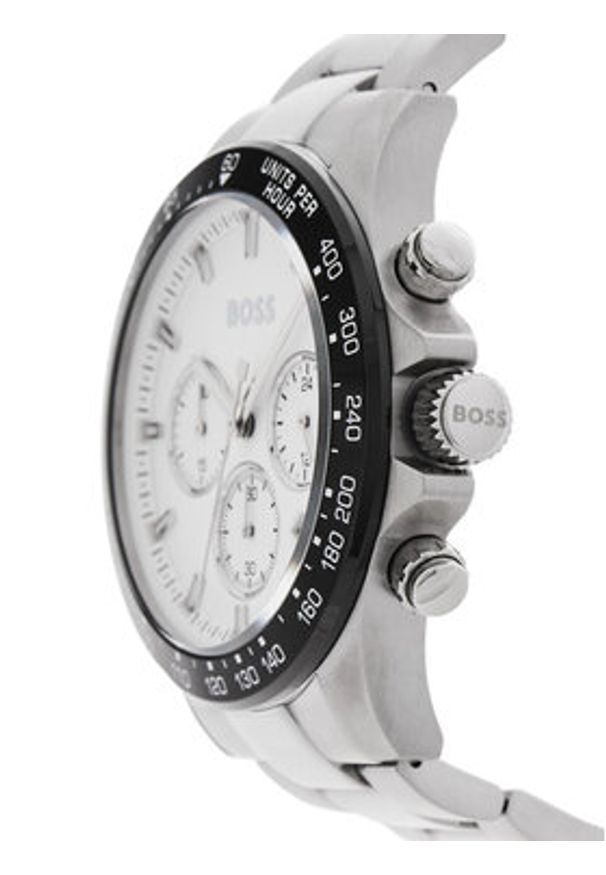 BOSS Zegarek Hero-Le 1514130 Srebrny. Kolor: srebrny
