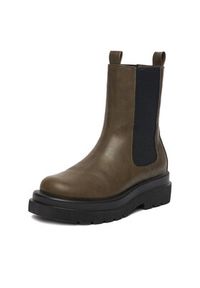 DeeZee Sztyblety 7223-1-OLIVE Zielony. Kolor: zielony. Materiał: syntetyk, materiał #4