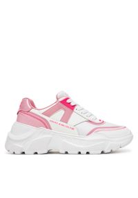 Versace Jeans Couture Sneakersy 78VA3SC4 Biały. Kolor: biały. Materiał: skóra