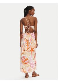 Seafolly Sukienka letnia La Mer 55423-DR Kolorowy Regular Fit. Materiał: len, wiskoza. Wzór: kolorowy. Sezon: lato #3