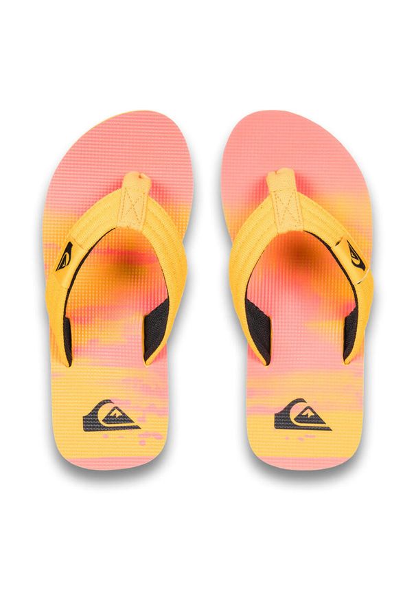 Quiksilver - Sandały dla Chłopcy MOLOKAI LAYBACK Różowy. Kolor: różowy. Materiał: bawełna. Sezon: lato