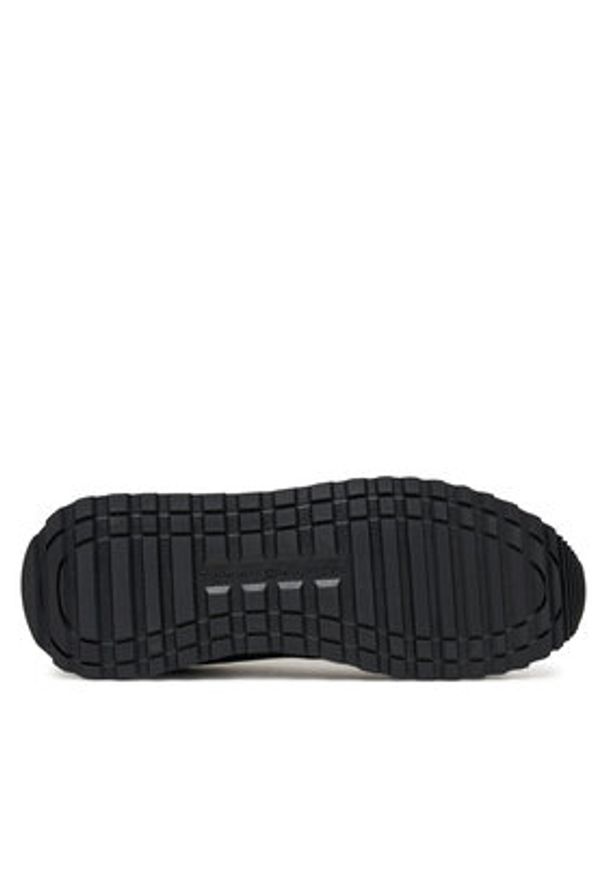 TOMMY HILFIGER - Tommy Hilfiger Sneakersy New Runner Eva Stripes FM0FM05637 Czarny. Kolor: czarny. Materiał: skóra
