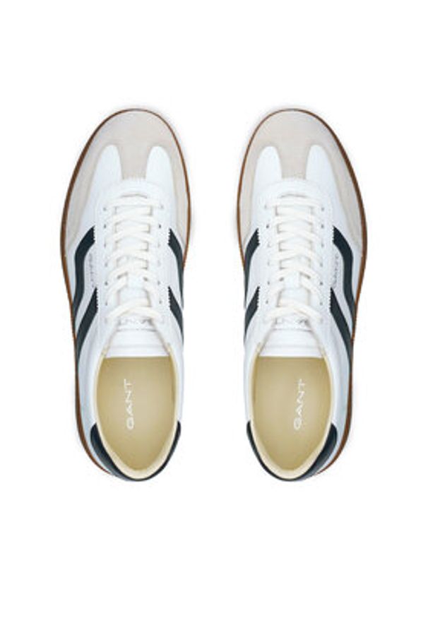 GANT - Gant Sneakersy 31631012 Biały. Kolor: biały. Materiał: skóra