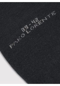 Pako Lorente - PAKO LORENTE - Czarne skarpetki stopki trójpak. Kolor: czarny. Wzór: gładki #3
